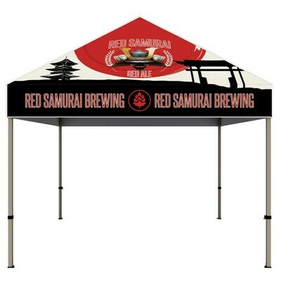 10&#39; Steel Canopy Tent Graphic Package