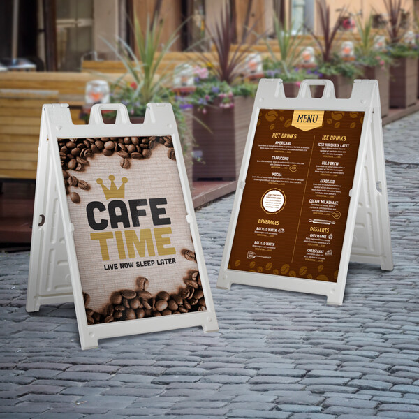 Double Sided A-Frame &amp; Sign