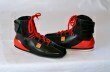 Schietschoenen X.9 3-posities, zwart met rode hiel, 35-49