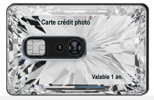3. Cartes Diamand. 75 crédits photos et 4 bons de réduction de 10%