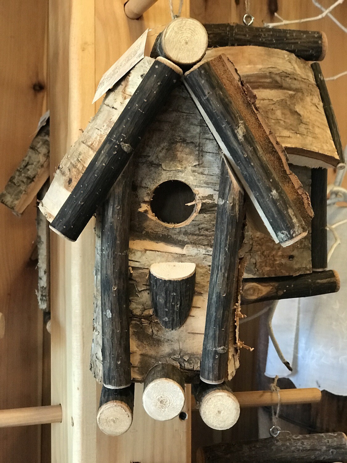 Rustic Bird House - Tall A Frame Rustic Bird House - Tall A Frame