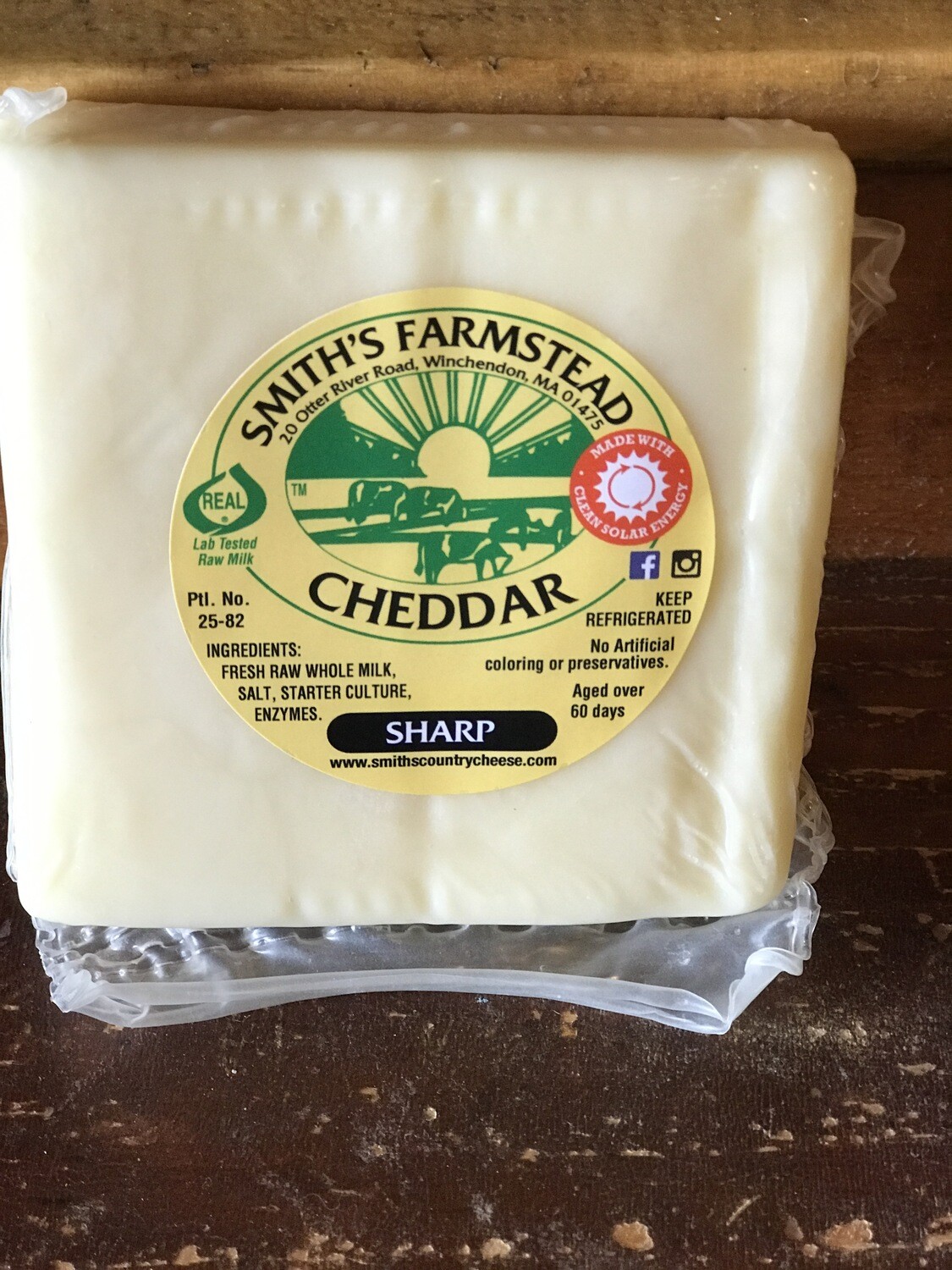Cheddar Cheese (Sharp) 8oz Block Smith's Cheddar Cheese (Sharp) 8oz Block Smith's