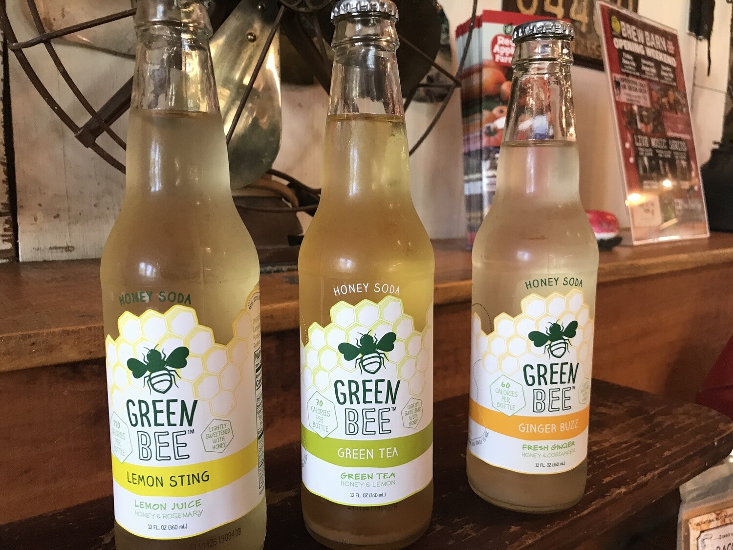 Green Bee Honey Soda - Ginger Buzz