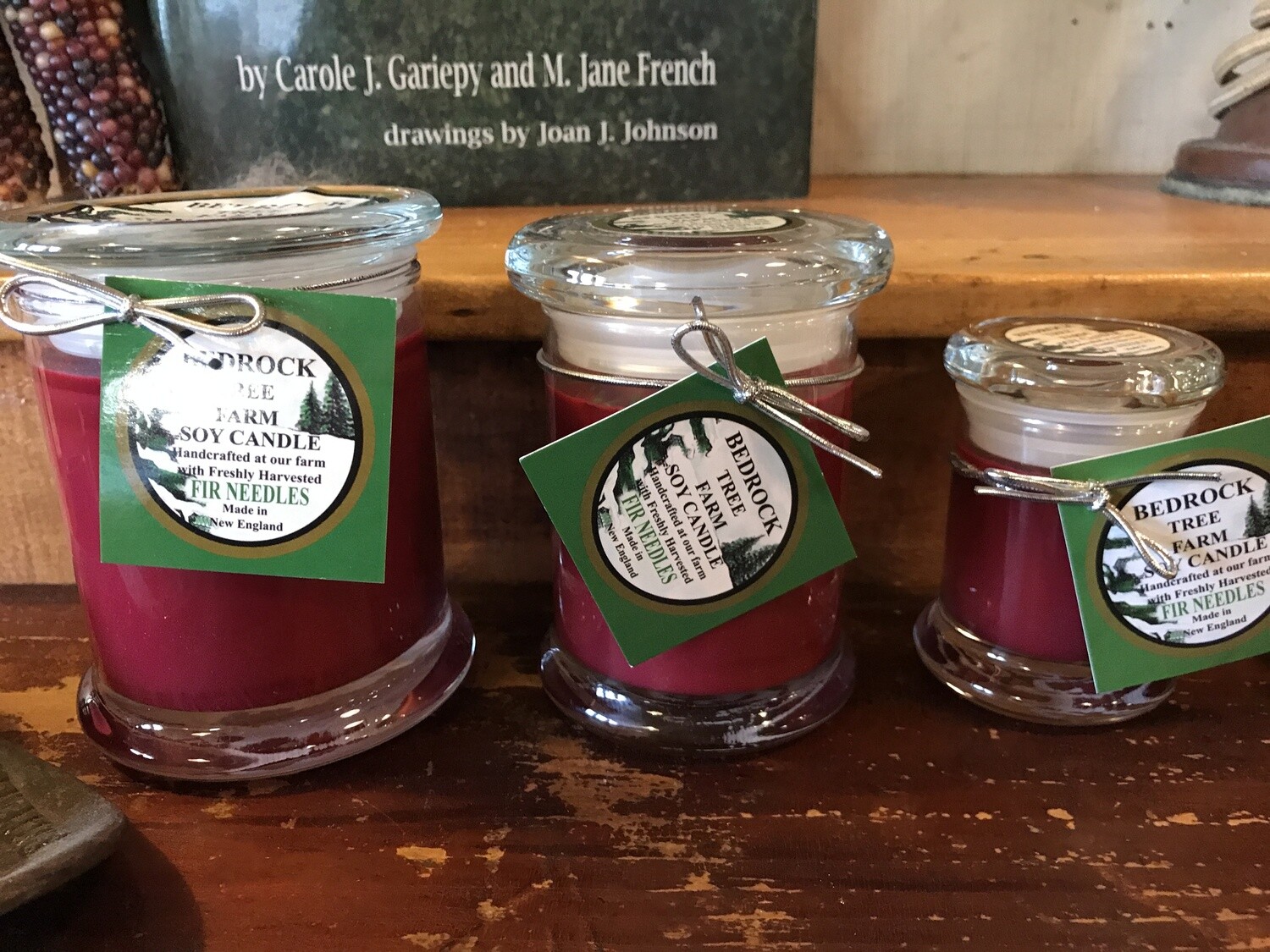 Bedrock Tree Farm Soy Candle 12oz Burgundy Bedrock Tree Farm Soy Candle 12oz Burgundy