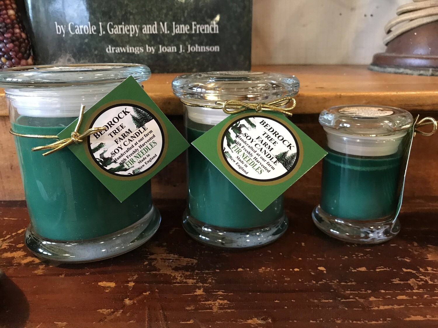 Bedrock Tree Farm Soy Candle 2.75oz Green Bedrock Tree Farm Soy Candle 2.75oz Green