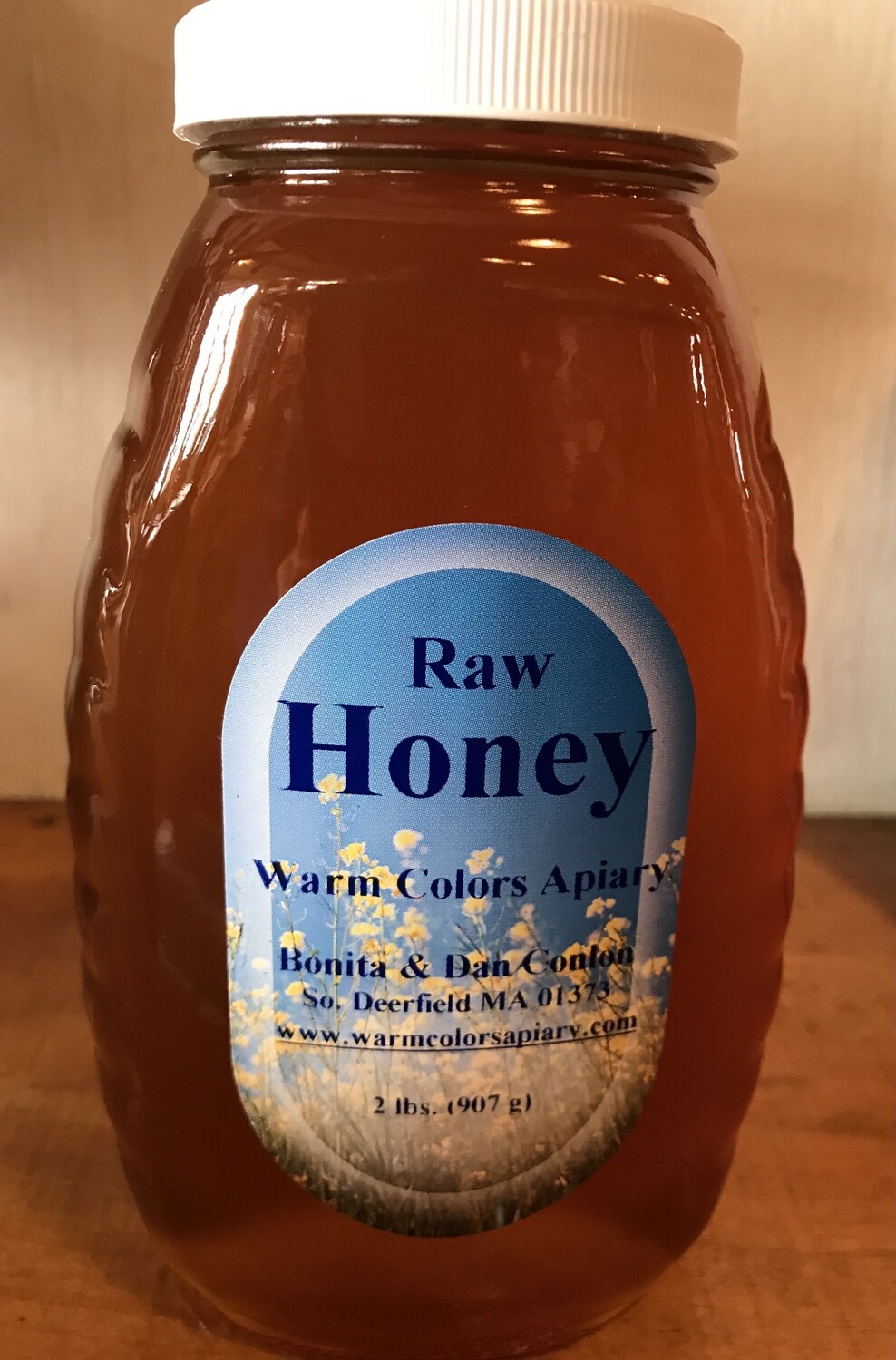 Raw Honey 2 lb (Warm Colors Apiary)