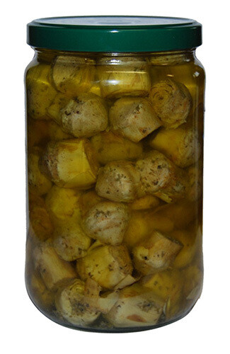 Calabria Sapori Artichokes hearts glass 1kg Calabria Sapori Artichokes hearts glass 1kg