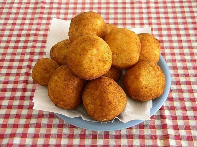Arancine aubergines and mozzarella 200g Arancine aubergines and mozzarella 200g