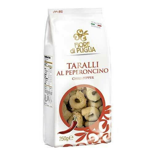 Fiori di Puglia Taralli Chilli pepper gr. 250 Fiori di Puglia Taralli Chilli pepper gr. 250