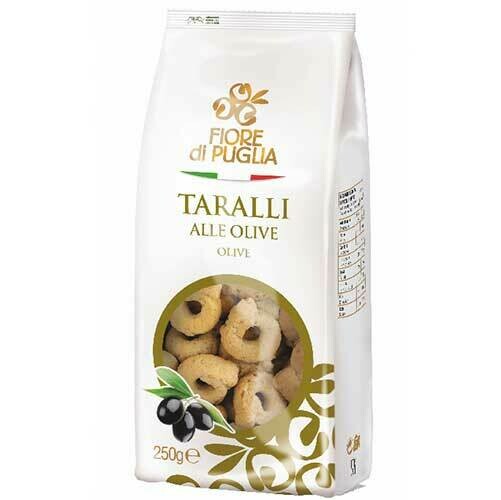 Fiori di Puglia Taralli Olive GR.250 Fiori di Puglia Taralli Olive GR.250