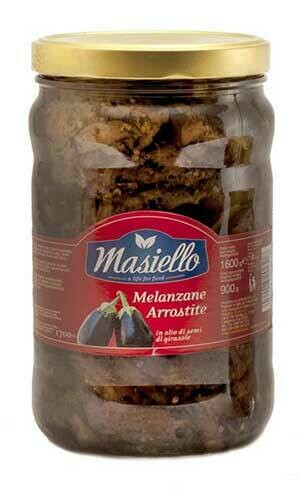 Masiello aubergines fillets in oil 280g Masiello aubergines fillets in oil 280g