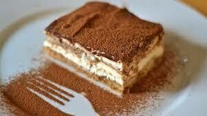 Tiramisu` slice 100g Tiramisu` slice 100g