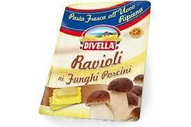 Divella fresh ravioli mushrooms 250g Divella fresh ravioli mushrooms 250g