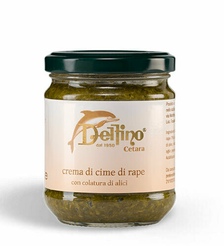 Delfino Turnip tops cream with anchovies extract 212ml Delfino Turnip tops cream with anchovies extract 212ml