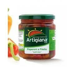Artigiana peppers fillets 280g Artigiana peppers fillets 280g