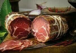 Aged Capocollo Irpino (Coppa) 1kg chunk Aged Capocollo Irpino (Coppa) 1kg chunk