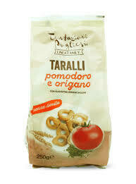 Tentazioni Pugliesi taralli tomato/oregan 250g Tentazioni Pugliesi taralli tomato/oregan 250g