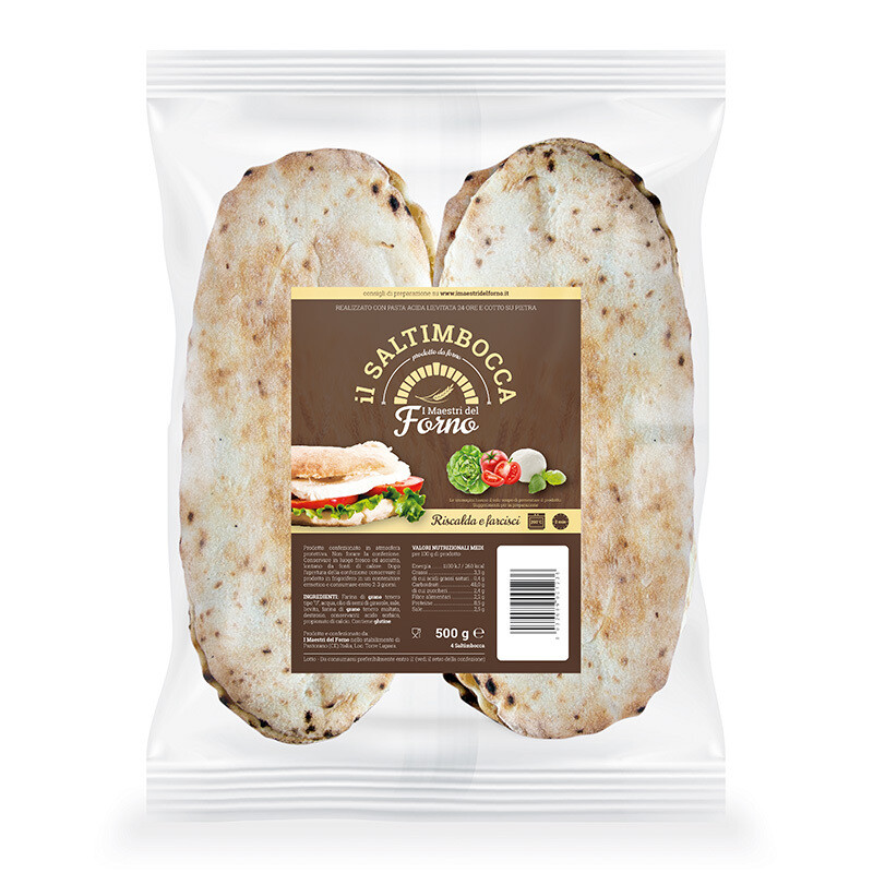 I maestri del forno Saltimbocca x4 500 g I maestri del forno Saltimbocca x4 500 g