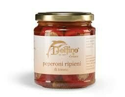 Delfino peppers filled with tuna 314ml Delfino peppers filled with tuna 314ml