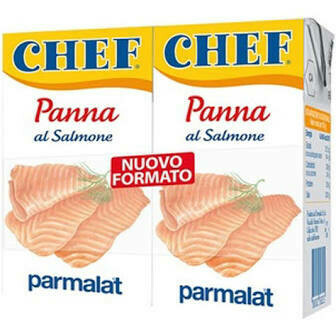 Parmalat Panna chef cream salmon 125ml x2 Parmalat Panna chef cream salmon 125ml x2