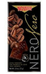 Novi Dark chocolate with coffee 75g Novi Dark chocolate with coffee 75g