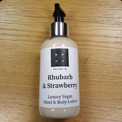 Rhubarb and Strawberry Hand & Body Lotion