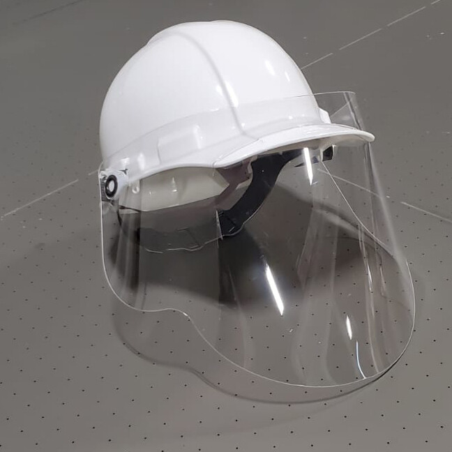 PROTECTIVE HARD HAT ATTACHMENT FACE SHIELD