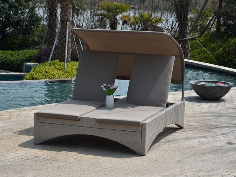 Wicker Adjustable Shade Chaise Lounge Chair, Recliners for Patio Wicker Adjustable Shade Chaise Lounge Chair, Recliners for Patio
