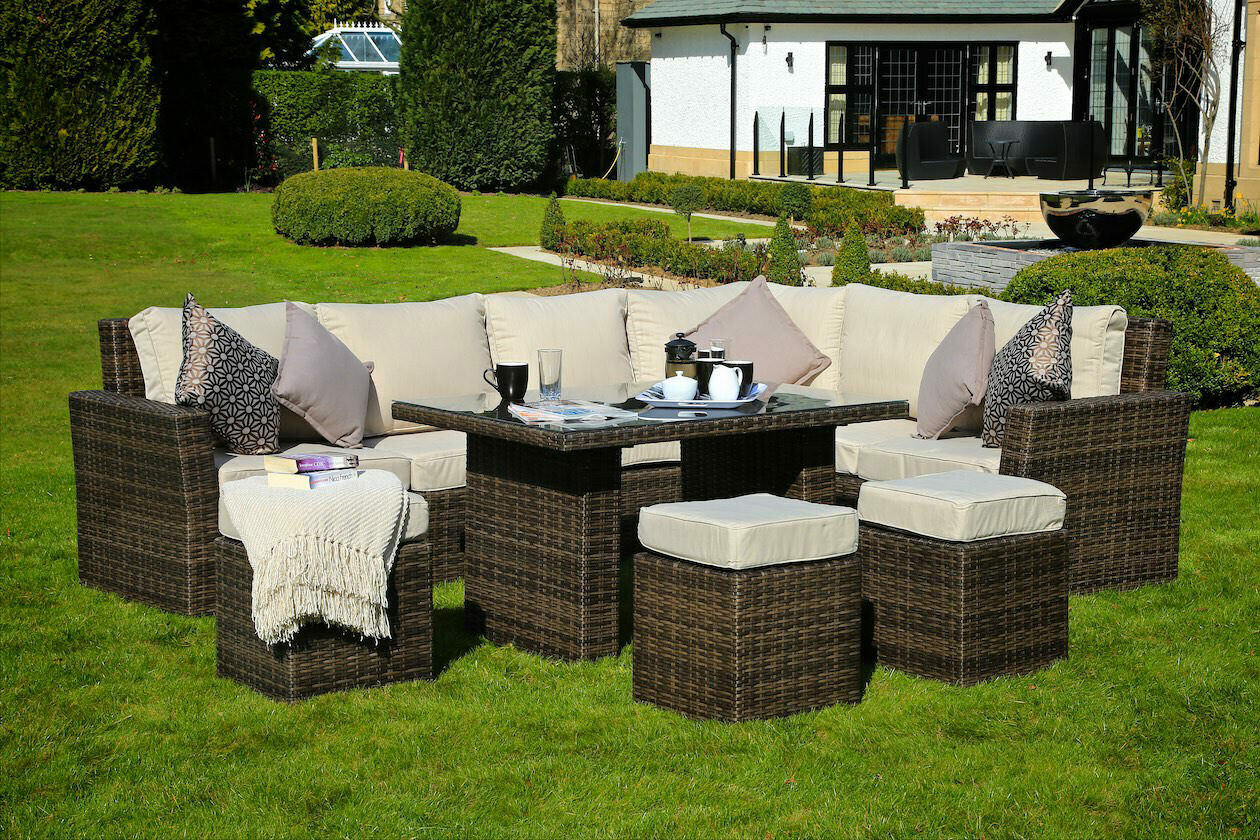 8 Piece Deep Seating Group with Cushion
