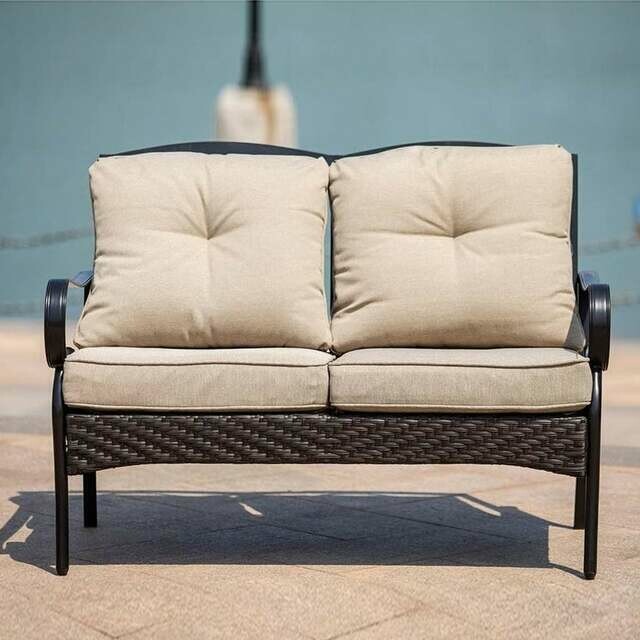 The Elton Collection Garden Relaxation Love Seat Modern Style