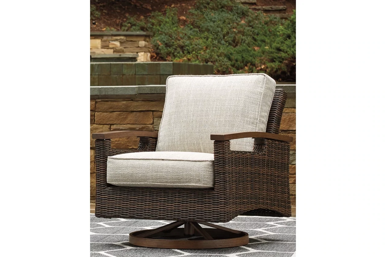 Paradise Trail Nuvella Outdoor Swivel Lounge Chair Set of 2