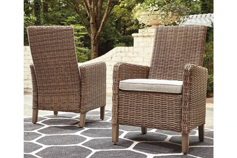 Beachcroft Outdoor Armchair with Nuvella Cushion Set of 2