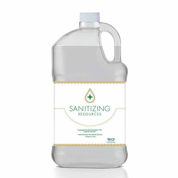 1 Gallon Liquid Hand Sanitizer Ethanol 80% 190 40B Grade - 10 Case