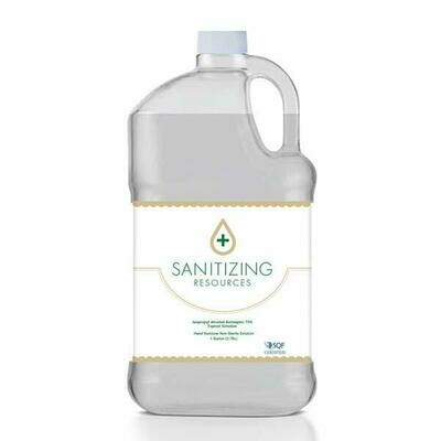 1 Gallon Liquid Hand Sanitizer Ethanol 80% 190 40B Grade - 10 Case
