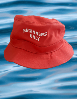 Beginners Only Bucket Hat- Mango