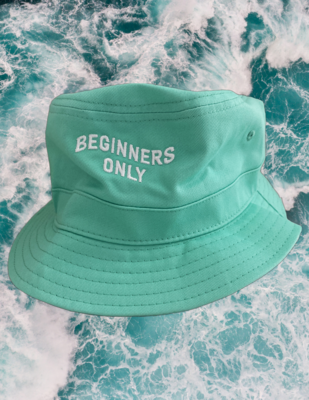 Beginners Only Bucket Hat - Seafoam