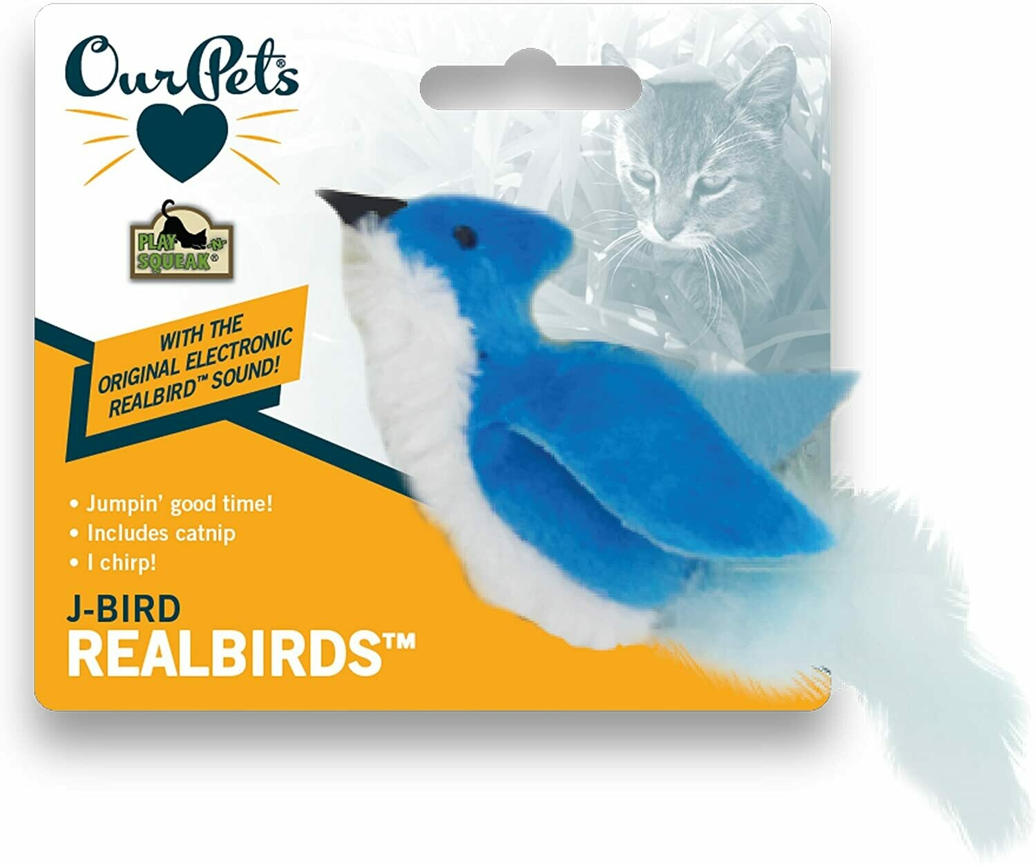 Our Pets Play N Squeak Bird J-Bird