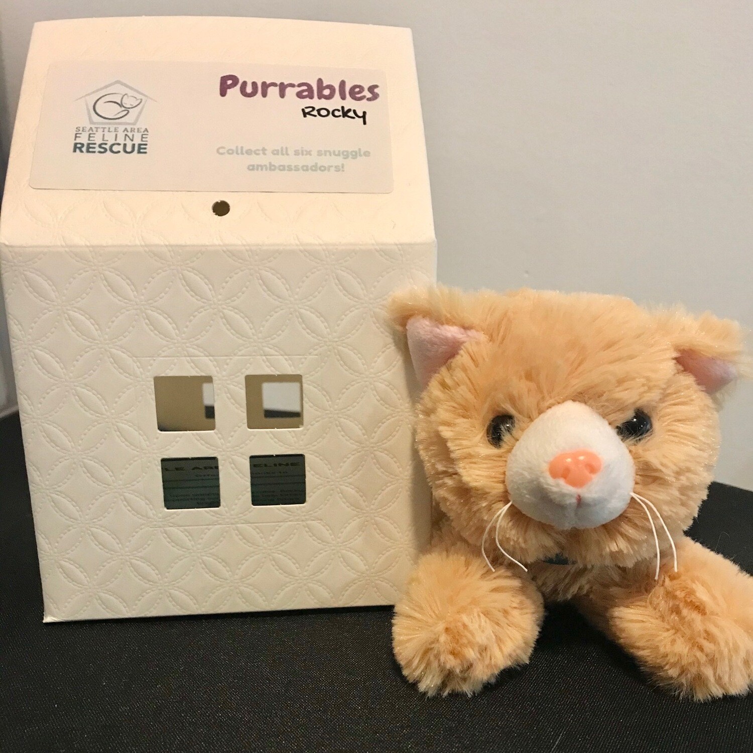 Purrables Stuffed Kitty - Rocky (Orange) Purrables Stuffed Kitty - Rocky (Orange)