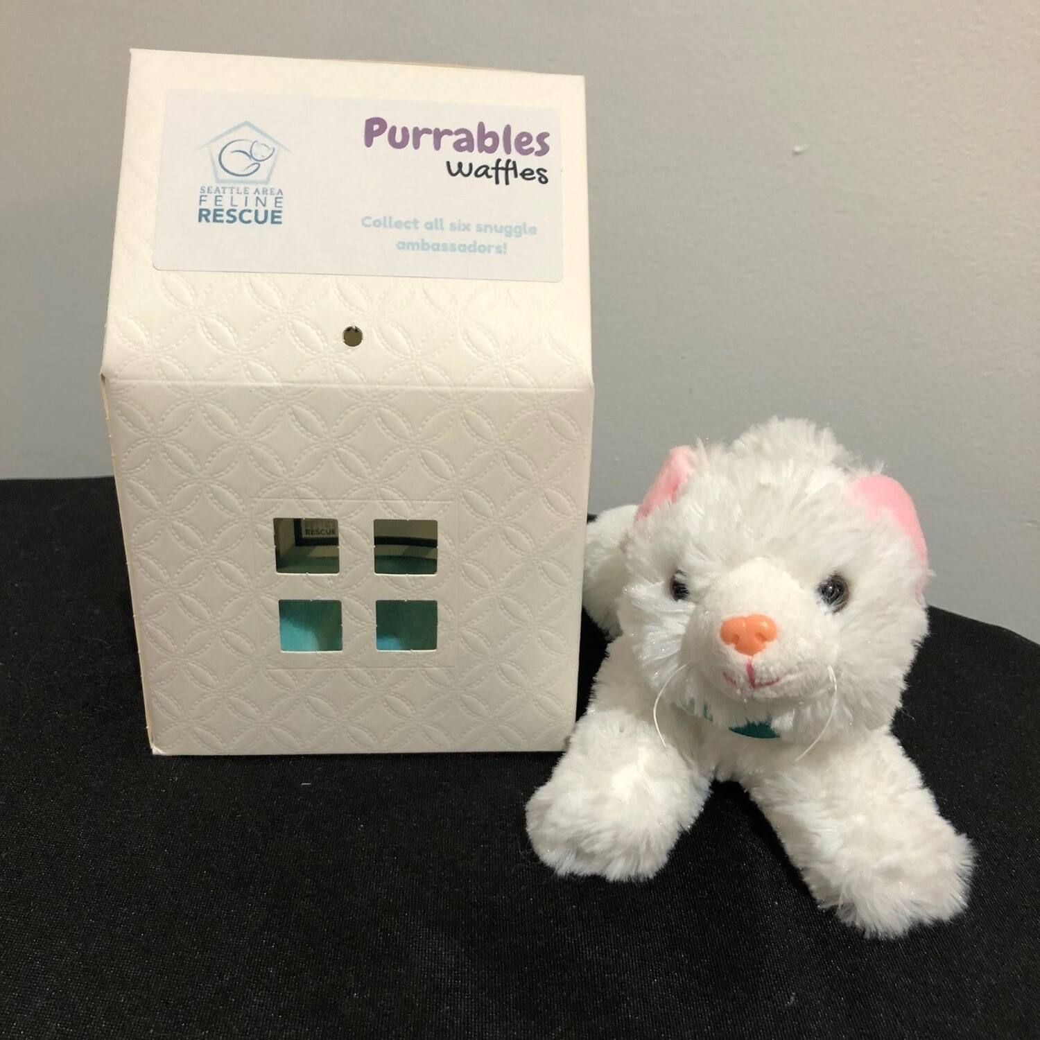 Purrables Stuffed Kitty - Waffles (White) Purrables Stuffed Kitty - Waffles (White)