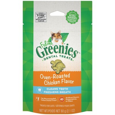Greenies Dental Treats Oven Roasted Chicken 2.1 oz