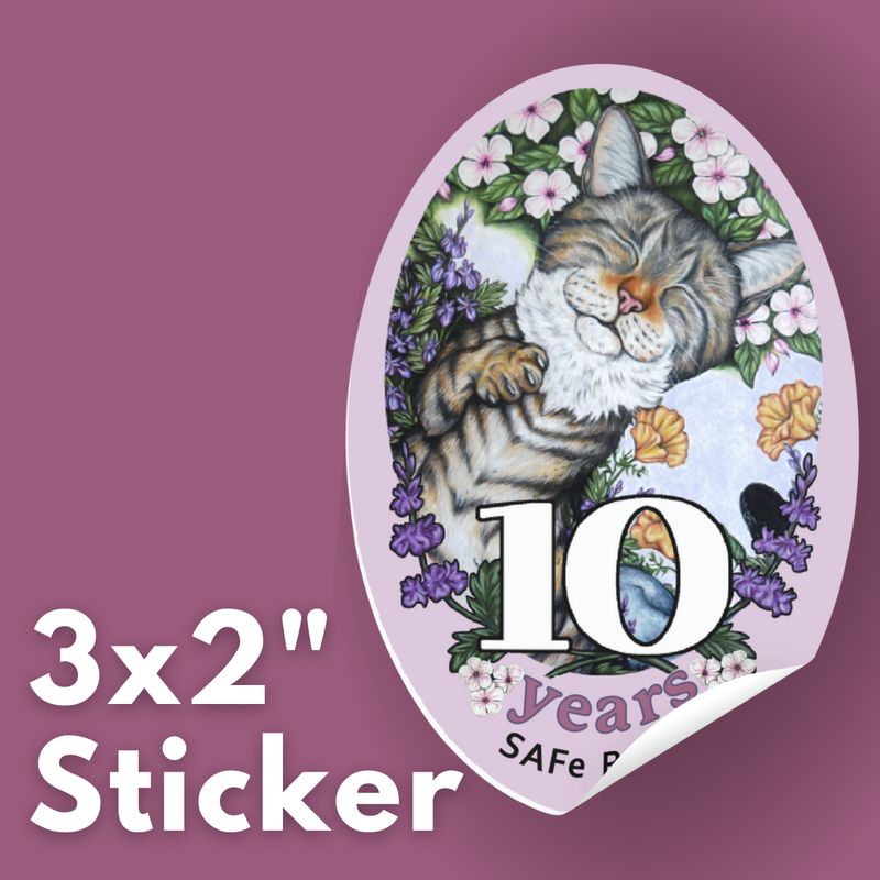 10th Anniversary Stickers