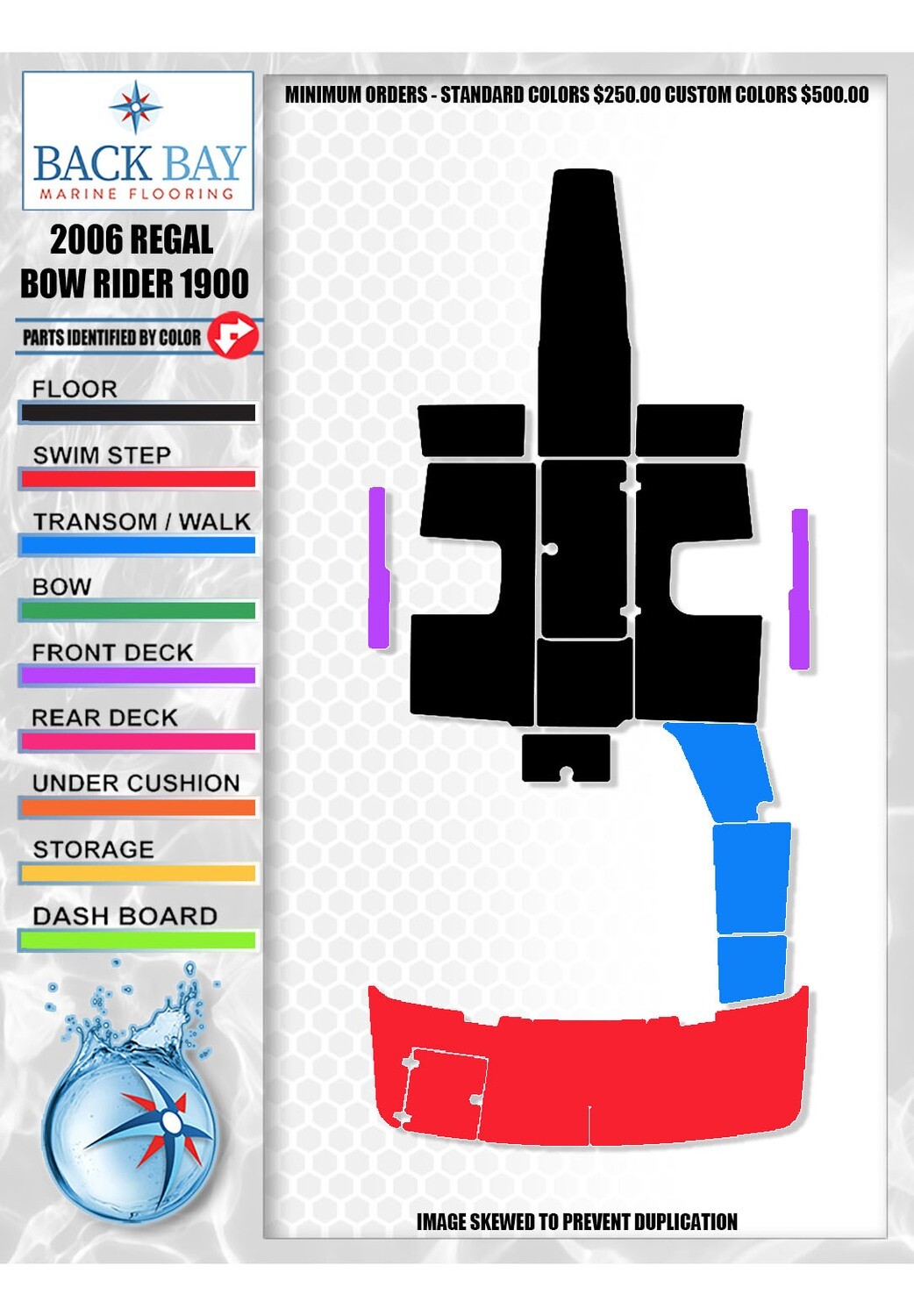2006 REGAL BOWRIDER 1900