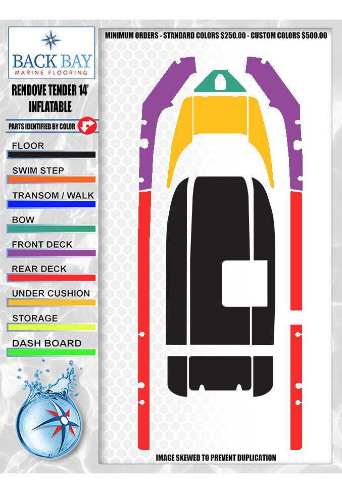 RENDOVE TENDER 14’
INFLATABLE
