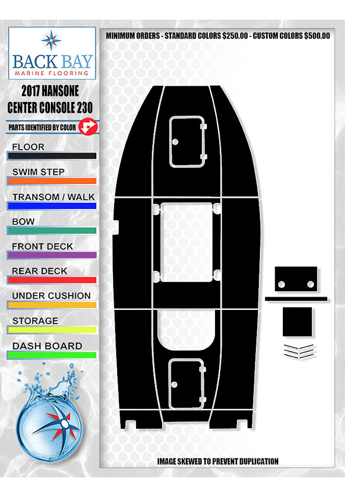 2017 HANSON 230 CENTER CONSOLE