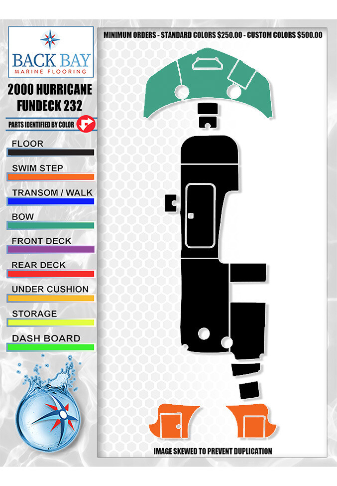 2000 HURRICANE FUNDECK 232