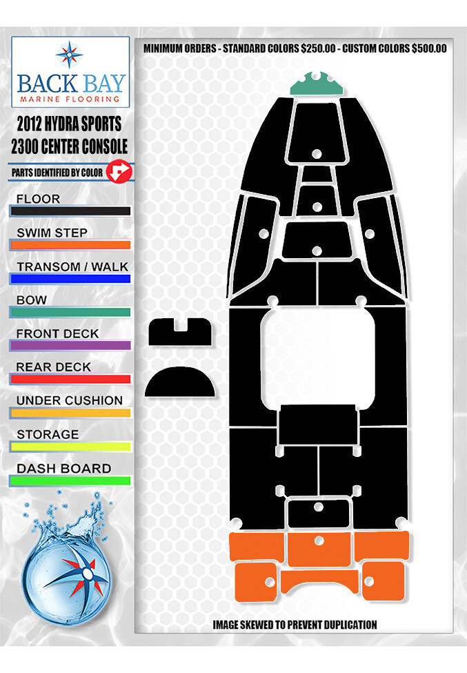 2012 HYDROSPORT 2300 CENTER CONSOLE