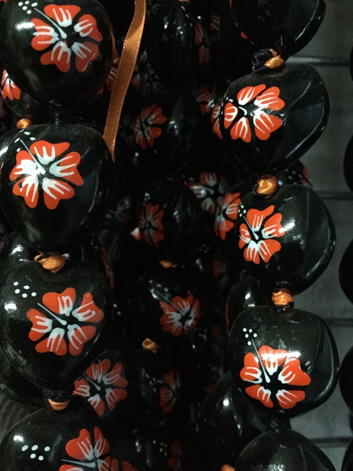 kukui  dark orange hibiscus