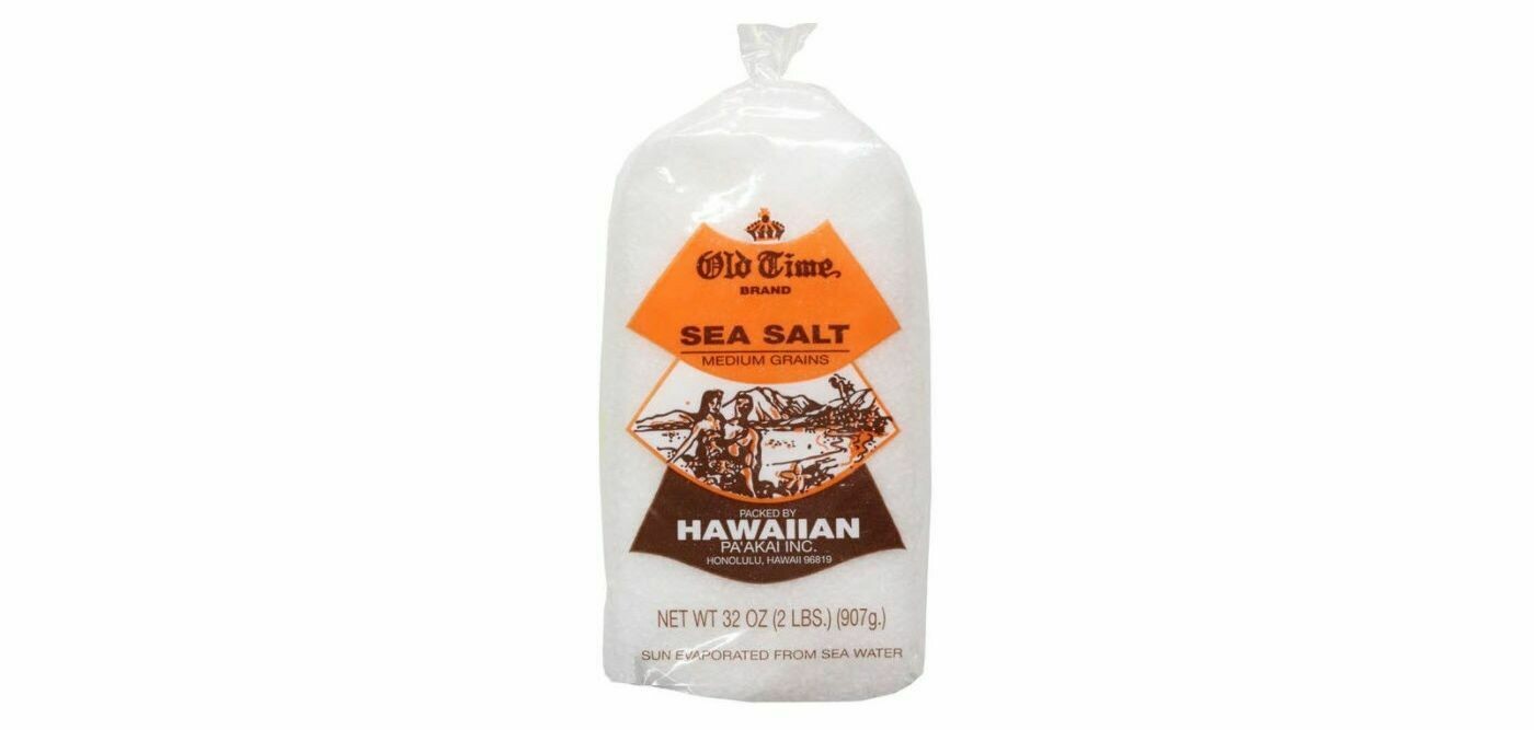 Hawaiian Paakai   Old Time Medium Grain Salt