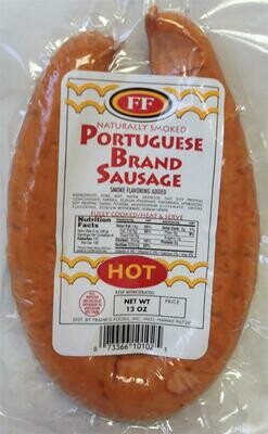 Franks Hot Portuguese Brand Sausage