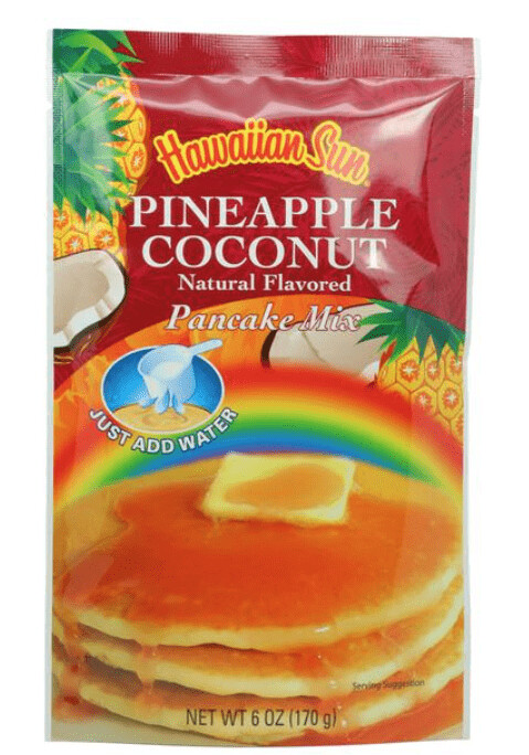 Hawaiian Sun Pancake Mix Pineapple Coconut